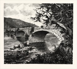 OLD AQUEDUCT ON THE CONEMAUGH. John Augustus Hows, 1832 - 1874. The Conemaugh River is formed at