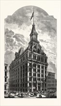 THE WESTERN UNION TELEGRAPH BUILDING, NEW YORK, was built by George B. Post, and was completed in
