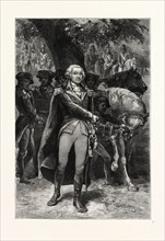 WASHINGTON TAKING COMMAND. JOHN S. DAVIS. George Washington (1732â€ì1799), military general and