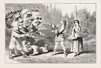 CINDERELLA,  AT THE COVENT GARDEN THEATRE, LONDON, 1876, UK, britain, british, europe, united