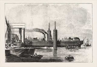 NEW STEAM FERRY-BOAT FOR THE THAMES, THE JESSIE MAY,  LAUNCHED ON SATURDAY, FEBRUARY 26TH, 1876,