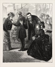 MESSRS. MOODY AND SANKEY AT THE HIPPODROME, NEW YORK : MR. MOODY PERSONALLY EXHORTING " PENITENTS"