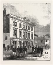THE FOX AND HOUNDS, PUTNEY, OXFORD HEAD-QUARTERS, The Boat Race is an annual rowing race between
