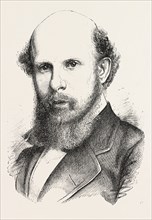 MR. EDWARD JENKINS, (1838ñ1910)  M.P. FOR DUNDEE, 1874ñ1880, ENGRAVING 1876, UK, britain, british,