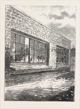 REAR OF WORKSHOP, SHOWING EFFECT OF EXPLOSION, , AN ATTEMPT TO MURDER AT CLERKENWELL, LONDON,
