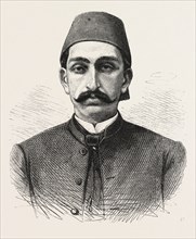 THE NEW SULTAN OF TURKEY, HAMID II, ENGRAVING 1876