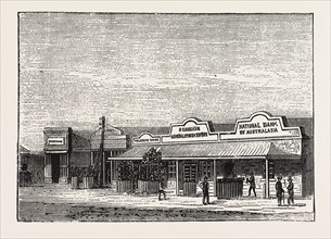 GEORGETOWN, SOUTH AUSTRALIA, ENGRAVING 1876