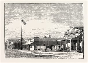 GEORGETOWN, SOUTH AUSTRALIA, ENGRAVING 1876