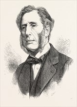 THE LATE MR. EDWARD HORSMAN, M.P., 1807 â€ì 30 November 1876, was a British politician, ENGRAVING