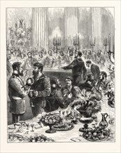 THE ARCTIC EXPEDITION, BANQUET AT THE MANSION HOUSE TO THE CREWS OF THE ALERT AND DISCOVERY,