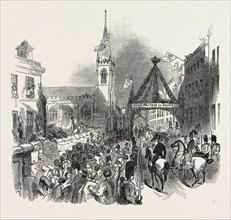 QUEEN VICTORIA PASSING ST. MARK'S CHURCH, JERSEY, 1846