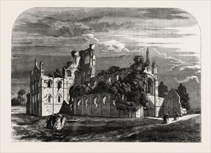 QUEEN VICTORIA'S VISIT TO LEEDS, UK: KIRKSTALL ABBEY, 1858