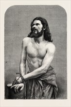 THE OBERAMMERGAU PASSION PLAY: JOSEPH MAIR (DER CHRISTUS), BAVARIA, BAYERN, GERMANY, 1870