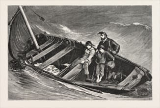 THE TOILERS OF THE SEA, FROM THE PAINTING BY W.Q. ORCHARDSON