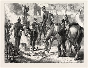 FRANCO-PRUSSIAN WAR: PRUSSIAN GARDENING, 1870