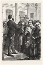 FRANCO-PRUSSIAN WAR: L. GAMBETTA AT TOURS, FRANCE, 1870