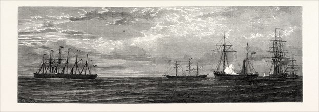 THE FINAL DEPARTURE OF THE GREAT EASTERN, 1865