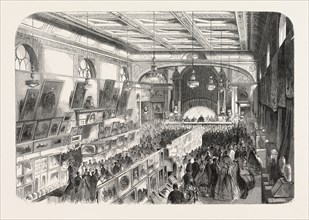 THE BISHOP OF OXFORD OPENING THE INDUSTRIAL AND FINE-ART EXHIBITION AT READING, UK, 1865
