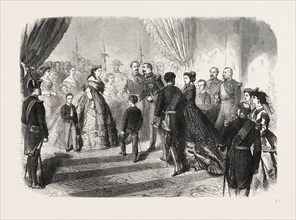 MEETING OF THE FRENCH AND SPANISH ROYAL FAMILIES IN THE HOTEL DE VILLE, ST. SEBASTIAN, 1865