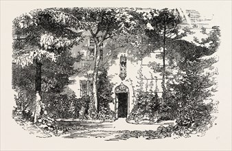 HOUSE AND STATUE OF JOAN OF ARC, JEAN D'ARC, AT DOMREMY, Domremy-la-Pucelle, FRANCE, 1865