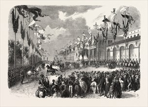 RECEPTION OF THE GRAND DUKE CONSTANTINE AT MARSEILLES, MARSEILLE, FRANCE, 1857