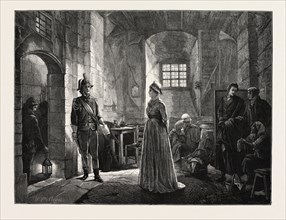 MARIE ANTOINETTE LEAVING HER PRISON FOR THE SCAFFOLD, FRANCE, 1793