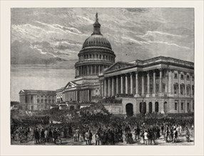 THE SECOND INAUGURATION OF GENERAL GRANT AS PRESIDENT OF THE UNITED STATES, IN WASHINGTON, UNITED