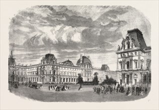 NEW COURT OF THE LOUVRE, PARIS, FRANCE, 1856