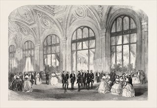 THE AMERICAN BALL, HOTEL DU LOUVRE, PARIS, FRANCE, 1856