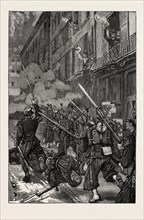 THE FRANCO-PRUSSIAN WAR: IN PARIS DURING THE FIGHTING: "VIVE LA LIGNE", FRANCE, 1871