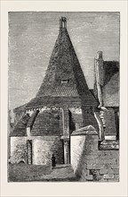 ROMANESQUE TOWER AT FONTEVRAULT, FRANCE, 1871