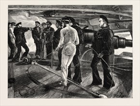 BREECH-LOADERS VERSUS MUZZLE-LOADERS: GUN DRILL IN THE NAVY, 1871
