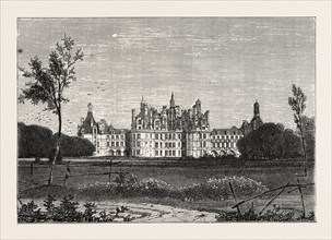 THE FRONT OF THE CHATEAU DE CHAMBORD, FRANCE, 1871