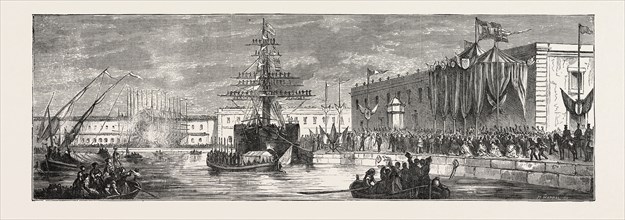LANDING OF THE KING OF SPAIN AT CARTHAGENA, 1871