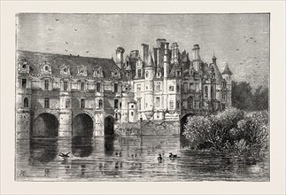 CHENONCEAUX, CHATEAU DE CHENONCEAU, FRANCE, 1871