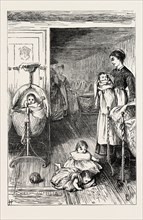 THE CRECHE, OR BABY'S HOME, IN STEPNEY, LONDON, UK, 1871: THE NURSERY