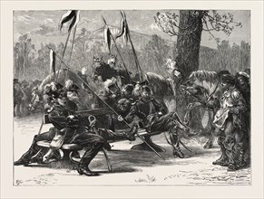 THE FRANCO-PRUSSIAN WAR: THE IRREPRESSIBLE UHLAN IN PARIS, FRANCE, 1871