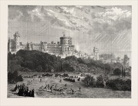 WINDSOR CASTLE, UK, 1871