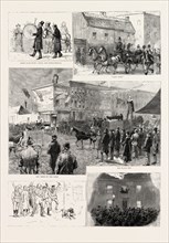 DEPTFORD ELECTION, UK, britain, united kingdom, u.k., great britain, 1888 engraving