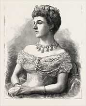 THE MARCHIONESS OF LONDONDERRY IRELAND, 1888 engraving