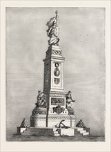 MONUMENT TO BE ERECTED ON PLYMOUTH HOE, UK, britain, united kingdom, u.k., great britain, 1888