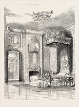THE QUEEN'S VISIT TO BERLIN HER MAJESTY'S BEDROOM. IN THE PALACE, CHARLOTTENBURG GERMANY, 1888