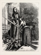 DRAWN BY PERCY MACQUOID, AUNT CHARLOTTE AND MILDRED, engraving 1890