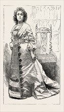 QUEEN HENRIETTA MARIA,  Miss Kate Behnke, engraving 1890, UK, U.K., Britain, British, Europe,