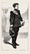 WENTWORTH, EARL OF STRAFFORD, Mr. Henry Irving, Jun., New College, engraving 1890, UK, U.K.,
