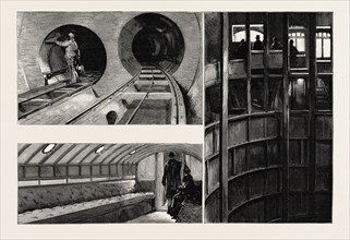 THE LONDON AND SOUTHWARK SUBWAY, engraving 1890