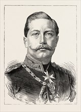 H.I.M. WILLIAM II., GERMAN EMPEROR, engraving 1890