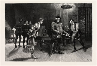 SCENE FROM THE PERFORMANCE OF HENRY IV., PART I., BY THE IRVING DRAMATIC CLUB AT THE LYCEUM THEATRE