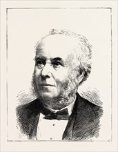 THE LATE MR. EDWARD LLOYD Newspaper Proprietor,, engraving 1890, UK, U.K., Britain, British,