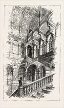 THE IMPERIAL INSTITUTE, LONDON, WEST STAIRCASE TO FIRST AND SECOND FLOORS (To Principal Rooms in